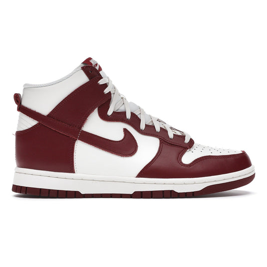 Nike Dunk High Sail Team Rouge (Femme)