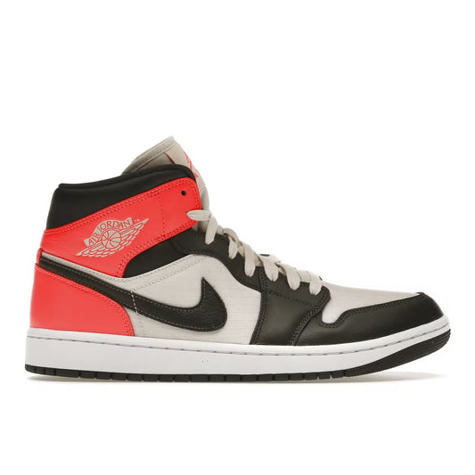 Air Jordan 1 Mid "Newsprint" Light Orewood Brown (W)