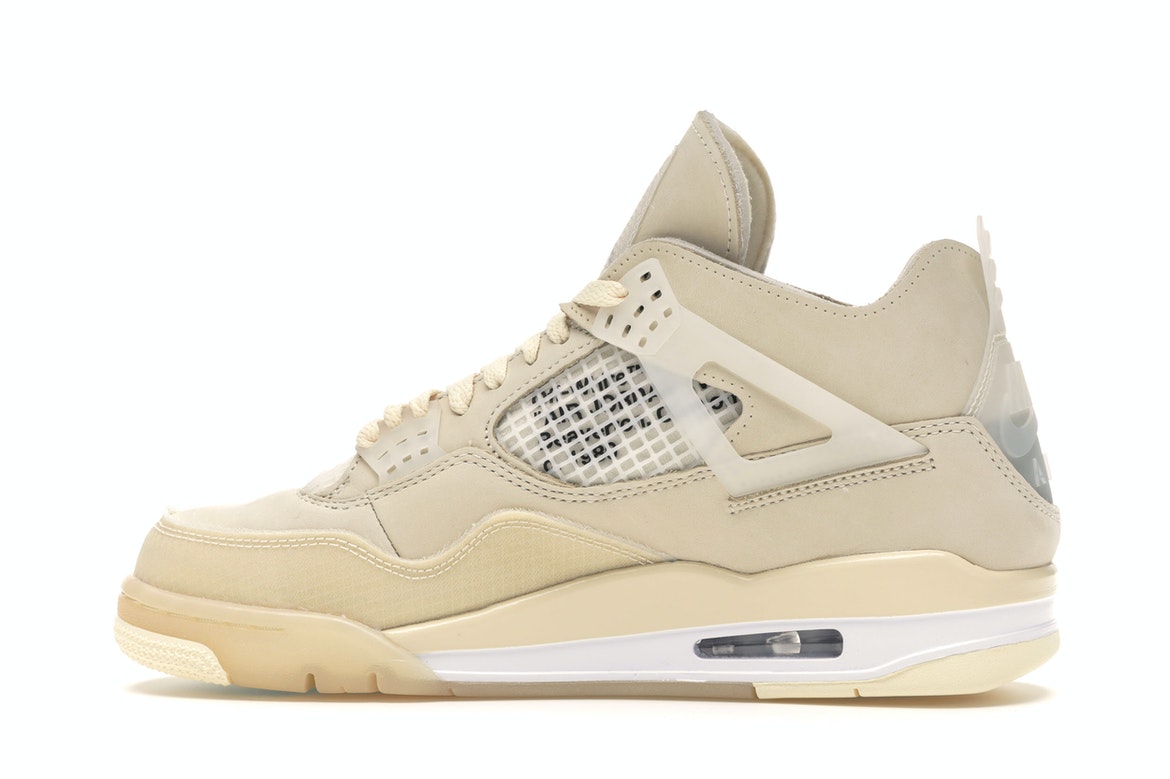 Air Jordan Retro 4 Off-White Sail (Femme)