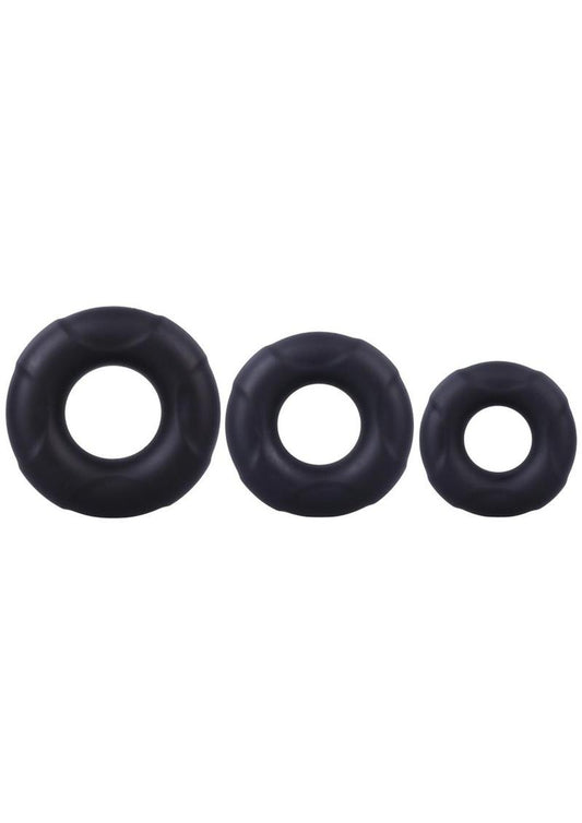 Doc Johnson C Ring Set In A Bag 3 Sizes Silicone Ring