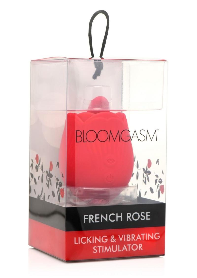 Bloomgasm French Rose Licking and Vibrating Clitoral Stimulator