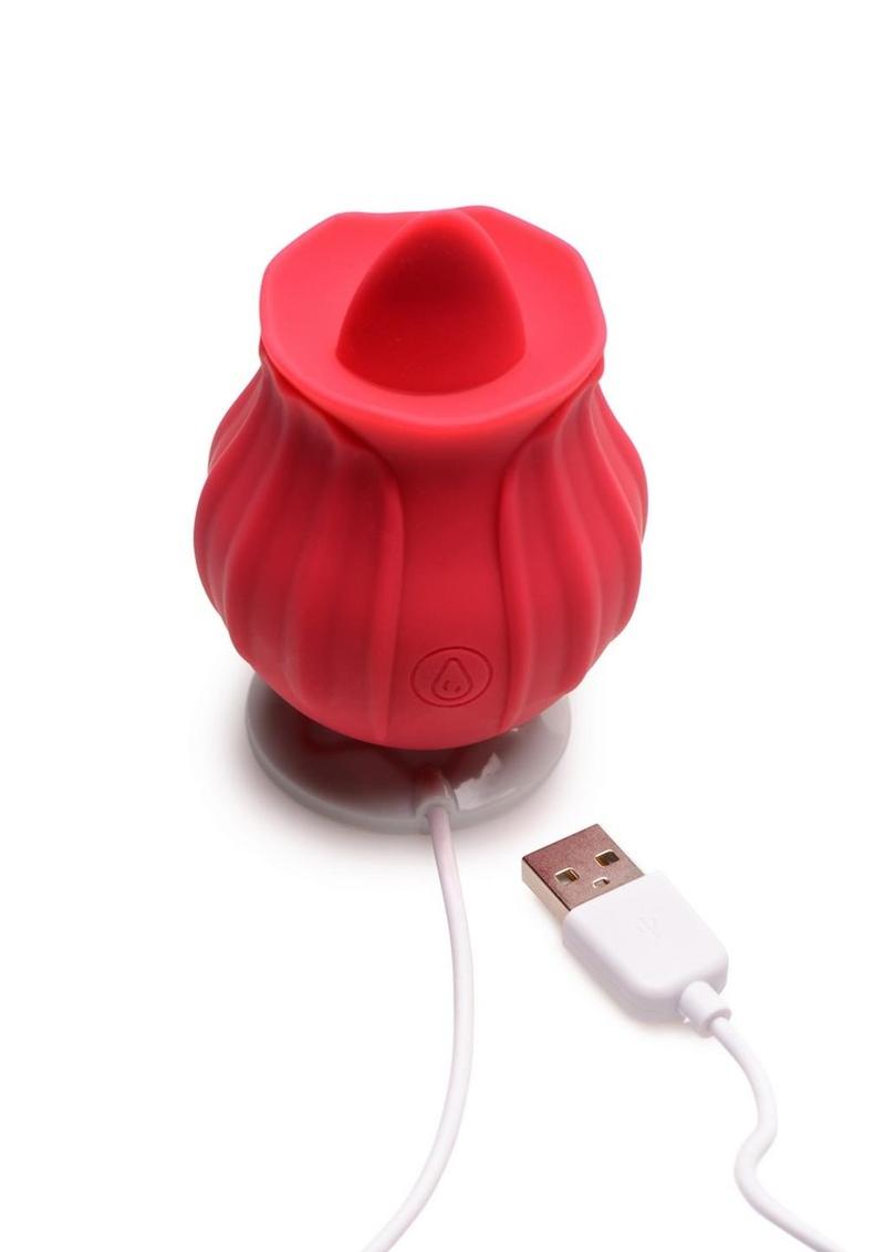 Inmi Bloomgasm Wild Violet Silicone 10x Licking Stimulator