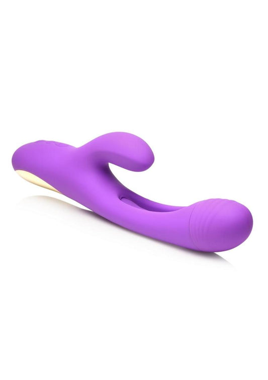 Inmi Tri Flick Flicking Rechargeable Silicone Rabbit Vibrator