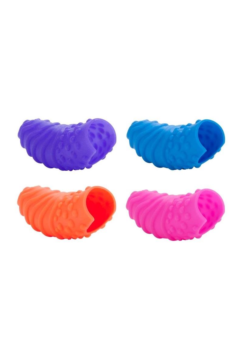 CalExotics Intimate Play Silicone Finger Swirls Assorted