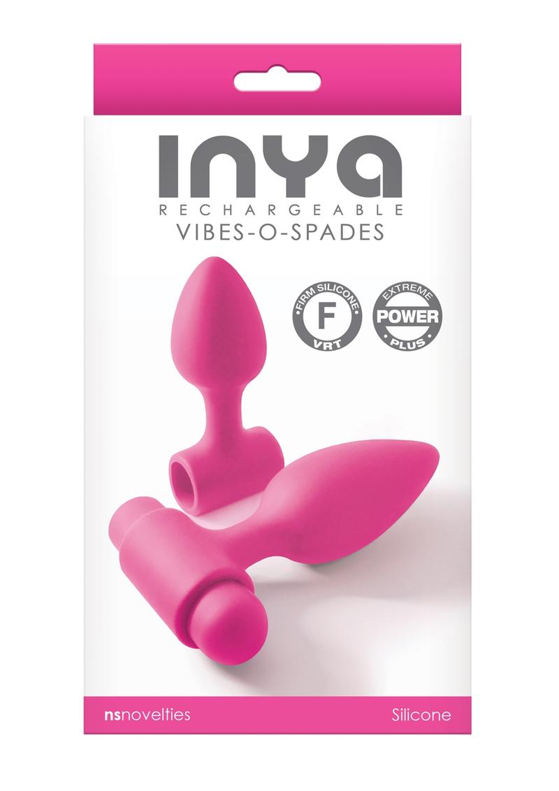 Inya Rechargeable Vibes O Spades Vibrating Butt Plug