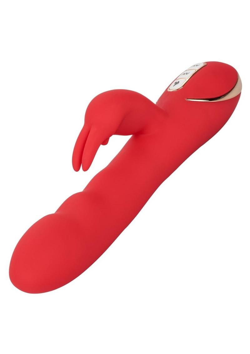 Jack Rabbit Signature Heated Ultra-Soft Red Rabbit Vibrator