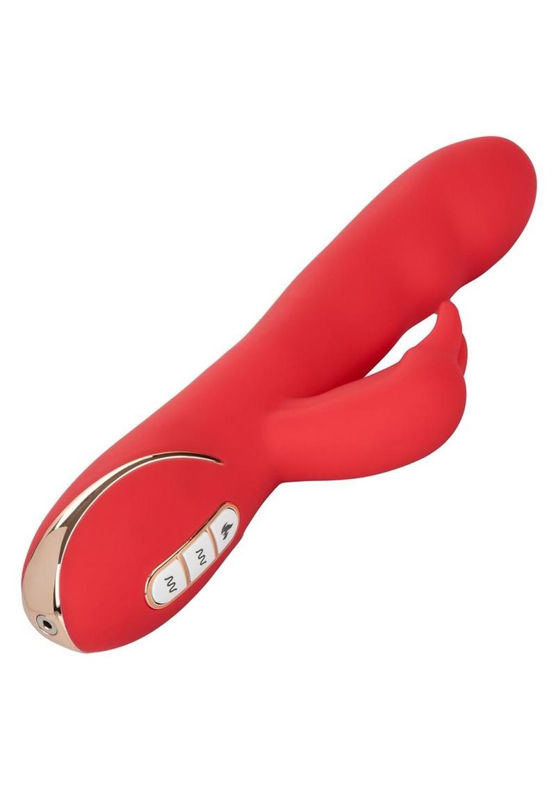 Jack Rabbit Signature Heated Ultra-Soft Red Rabbit Vibrator