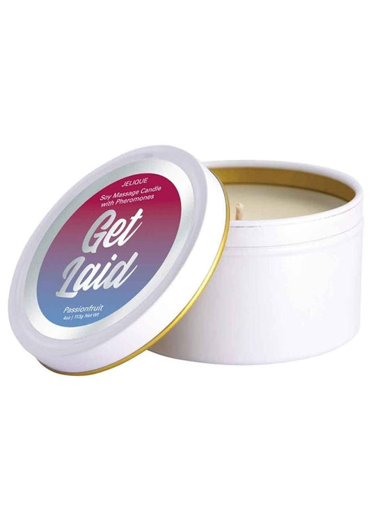 Jelique Get Laid Soy Massage Candle with Pheromones