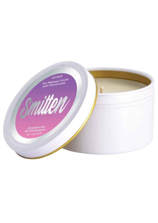 Jelique Smitten Soy Massage Candle with Pheromones