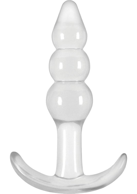 Jelly Rancher Ripple T Plug Clear Odorless TPE