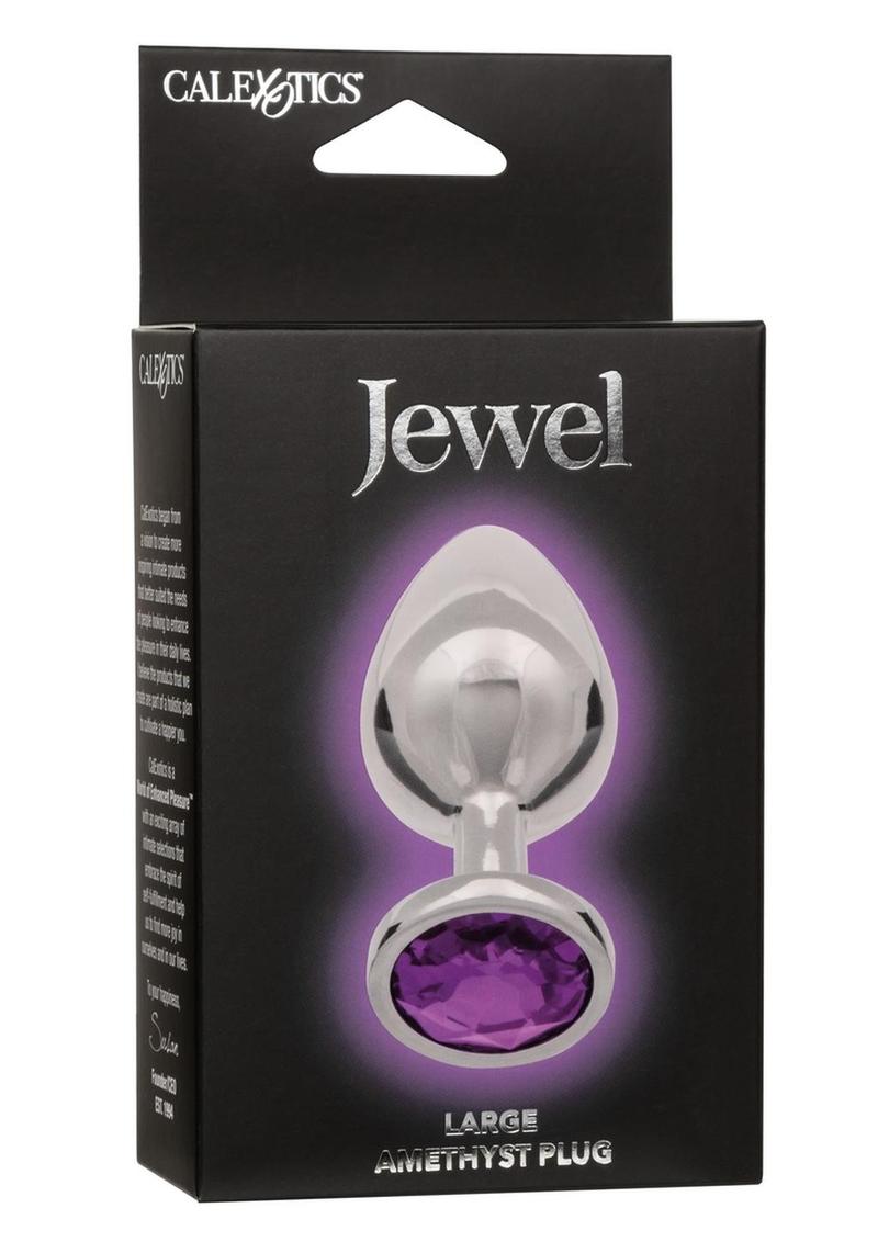 Jewel Small Amethyst Aluminum Anal Plug By CalExotics