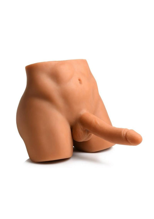 JOCK Male Masturbator with Silicone Thrusting Dildo