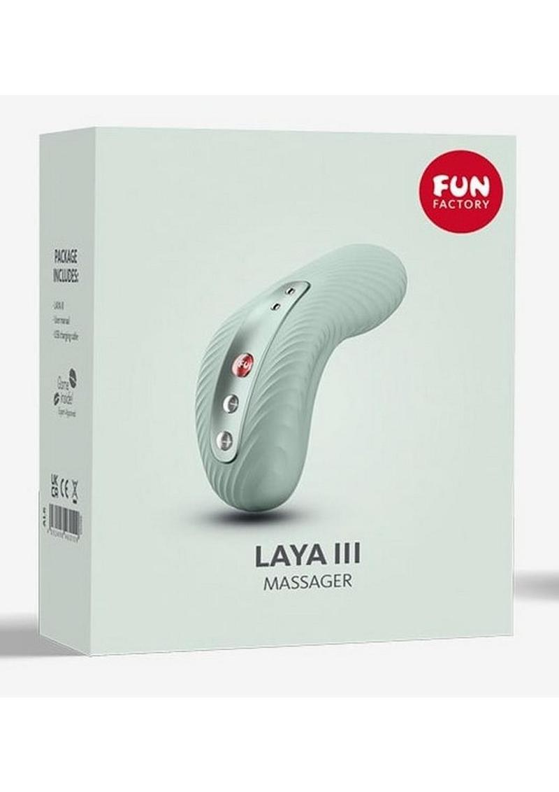 Fun Factory Laya III Rechargeable Silicone Lay On Vibrator