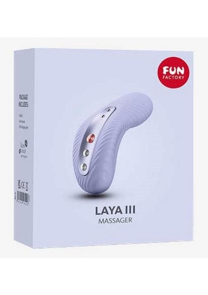 Fun Factory Laya III Rechargeable Silicone Lay On Vibrator