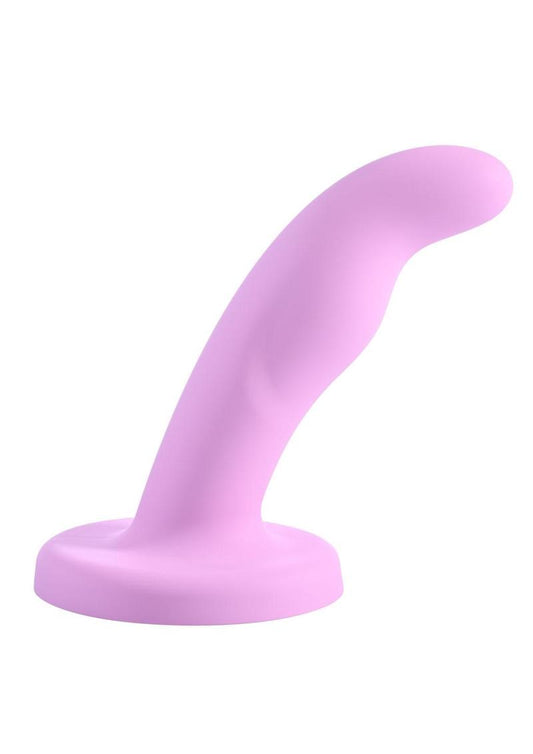 Sportsheets Lazre Silicone Curved G-Spot Dildo with Suction Cup