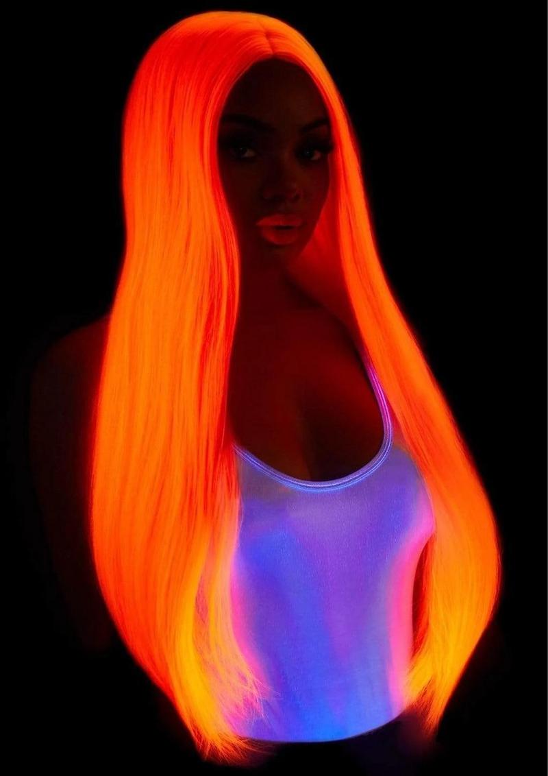Leg Avenue Long Straight 33" Center Part Wig Synthetic