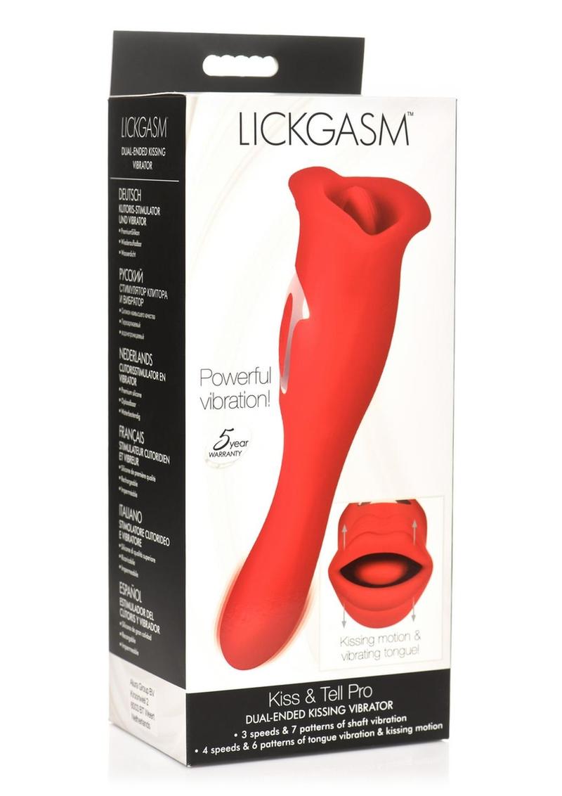 Lickgasm Kiss & Tell Pro Dual Ended Kissing Vibrator