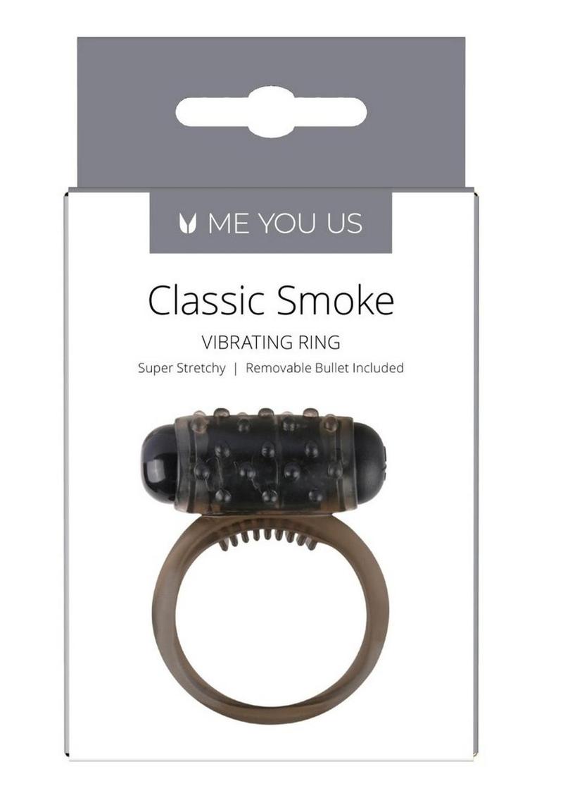 Me You Us Classic Smoke Vibrating Cock Ring