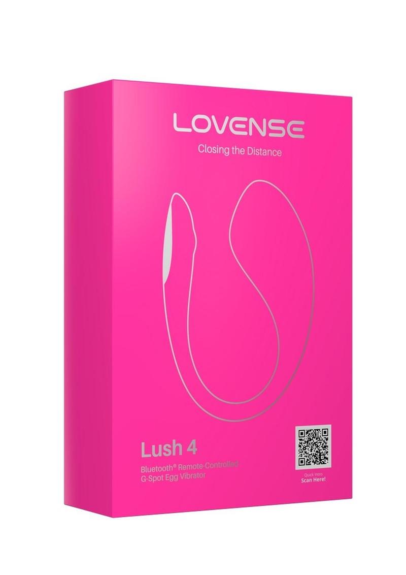 Lovense Lush 4 Bluetooth Remote Controlled G Spot Egg Vibrator