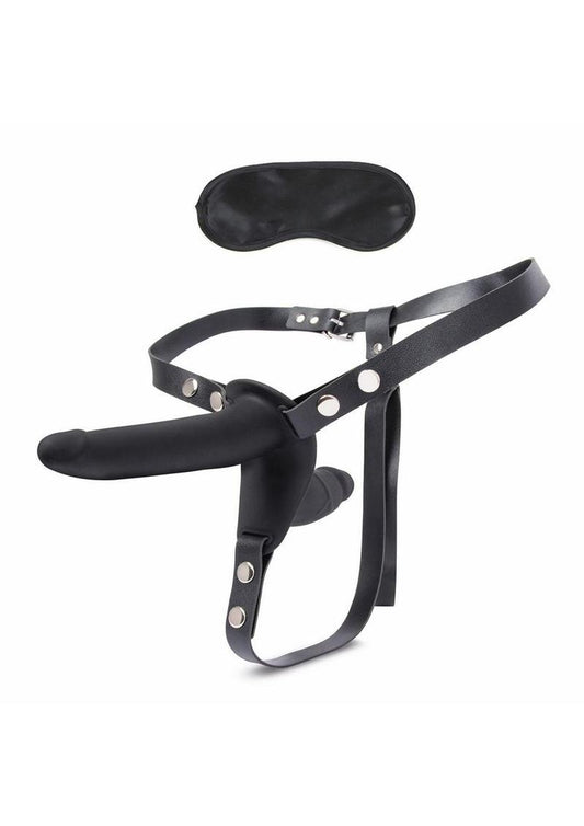 Lux Fetish Silicone Strap On Harness Dildo