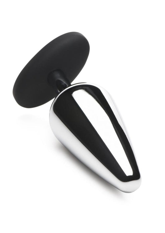Master Series Slut Metal And Silicone Butt Plug