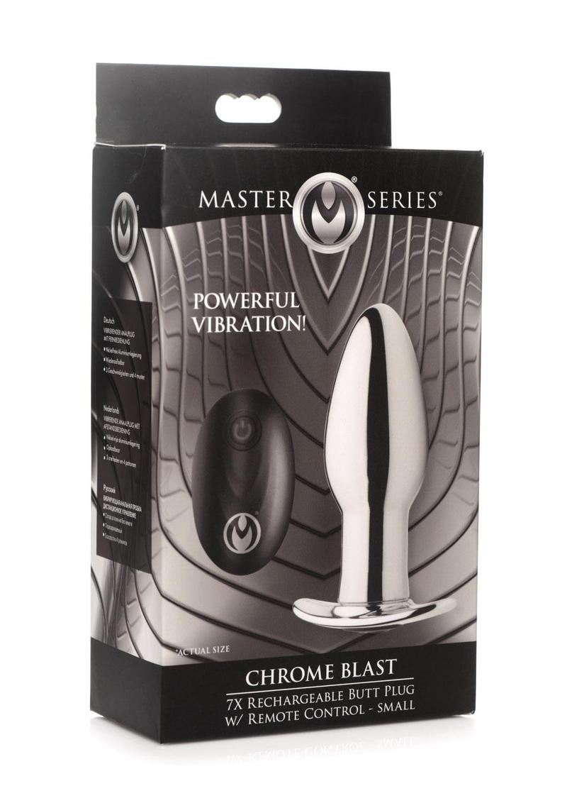 Master Series Chrome Blast 7X Large Butt Plug
