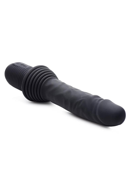 Master Series Thrust Master Vibrating And Thrusting Dildo