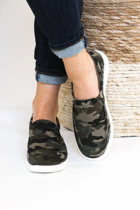 Baskets Maya en camouflage