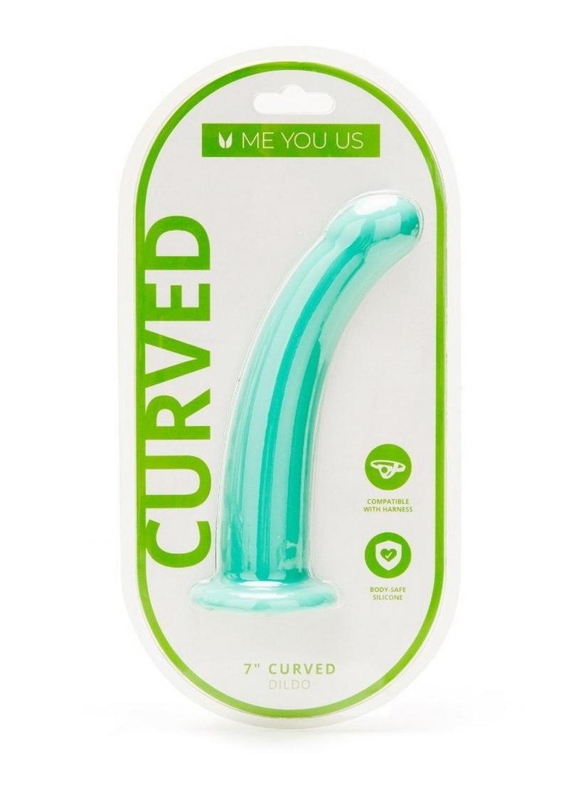 Me You Us Curved Harness Compatible Silicone Dildo