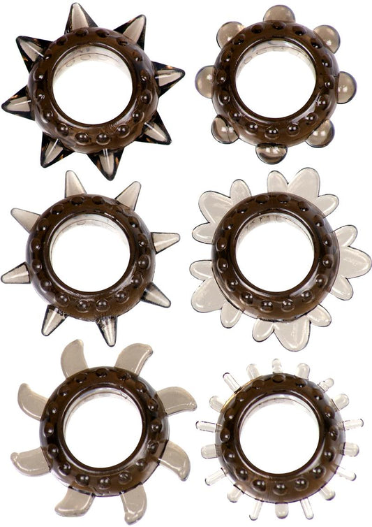 Me You Us Tickler Six Ring Textured Super Stretchy