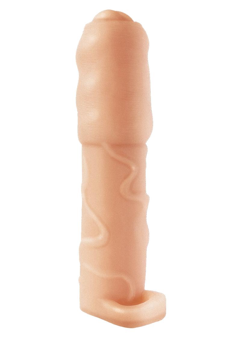 Natural Realskin Vibrating Uncircumcised Penis Extender