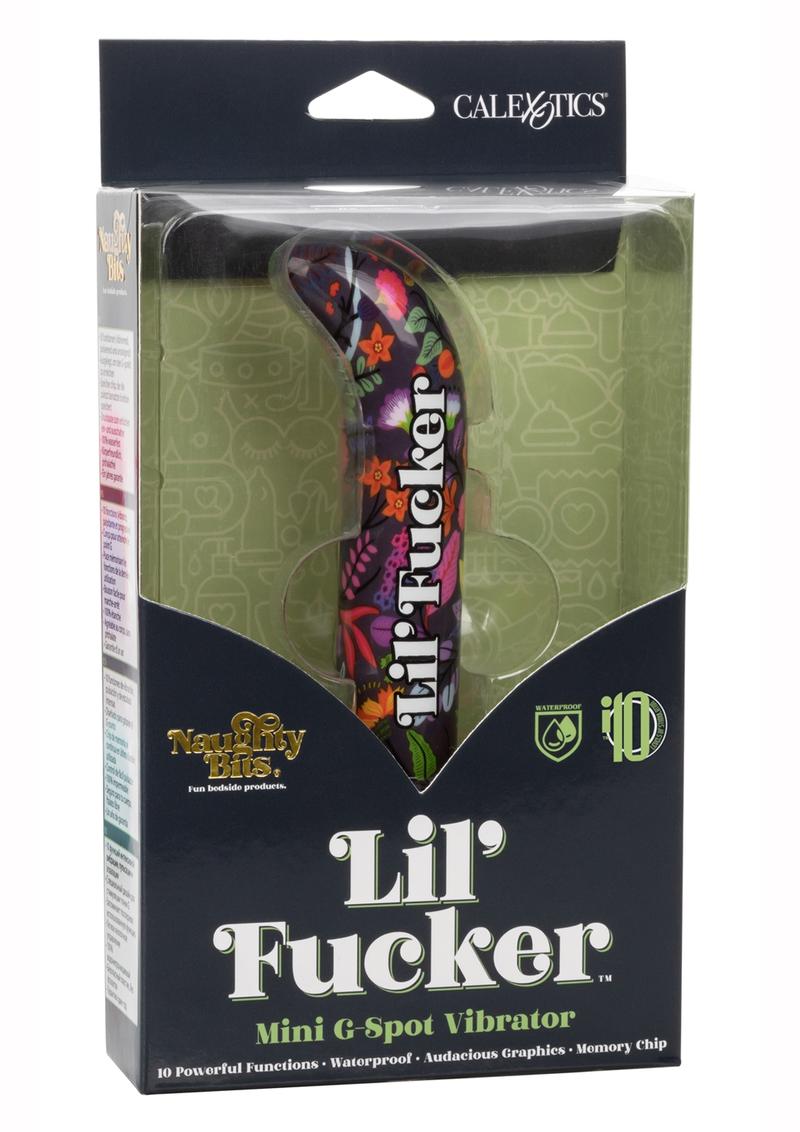 Naughty Bits Lil’ Fucker Mini G-Spot Vibrator with Audacious Graphics