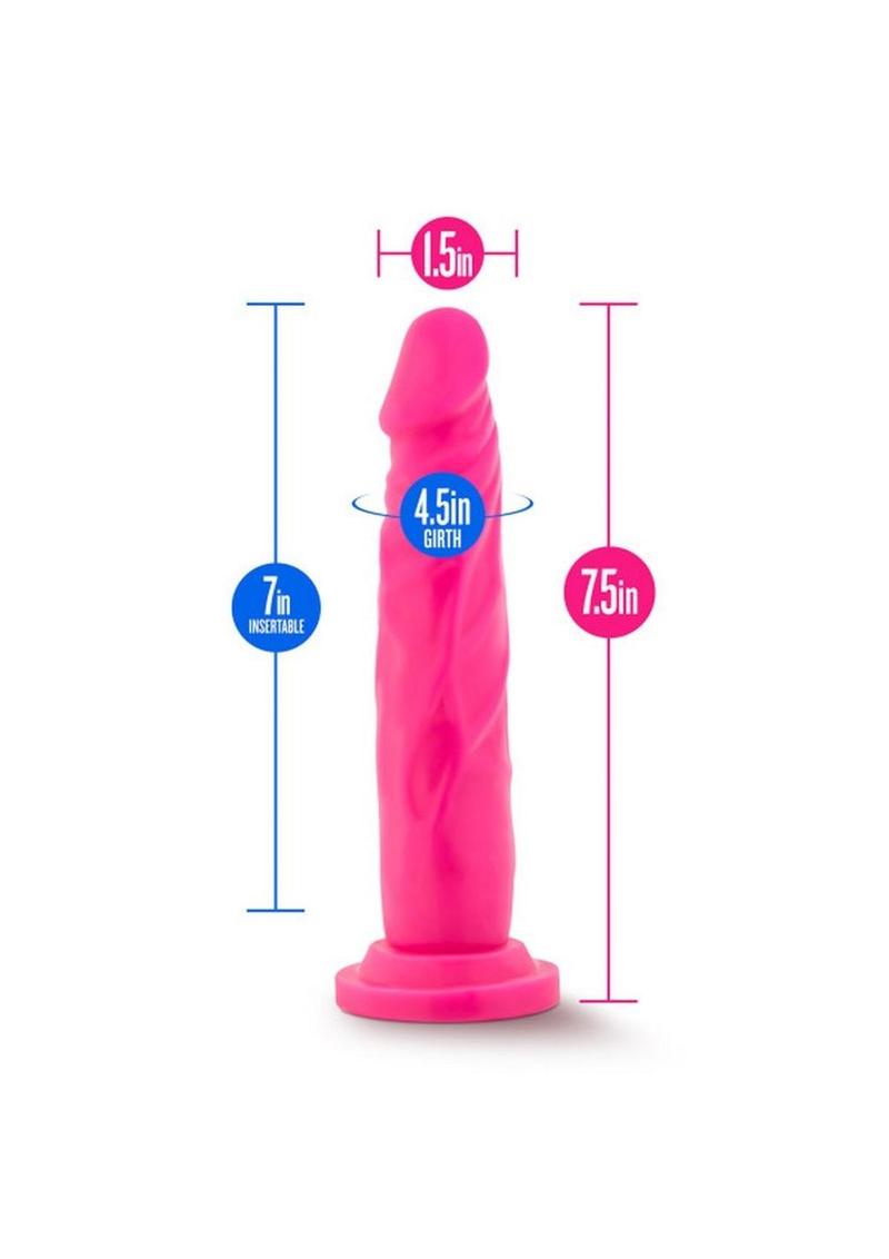 Neo Fragrance-Free Dual Density Dildo With Balls