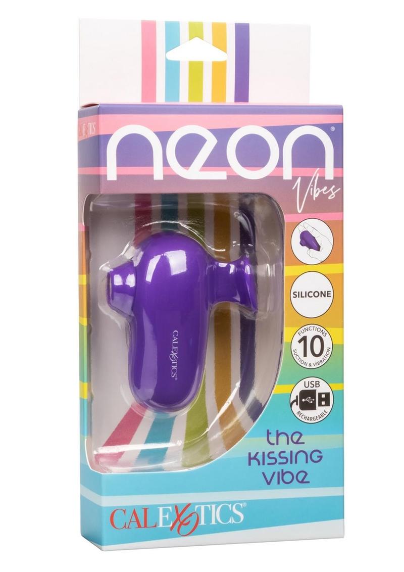Neon The Kissing Vibe Rechargeable Silicone Clitoral Stimulator