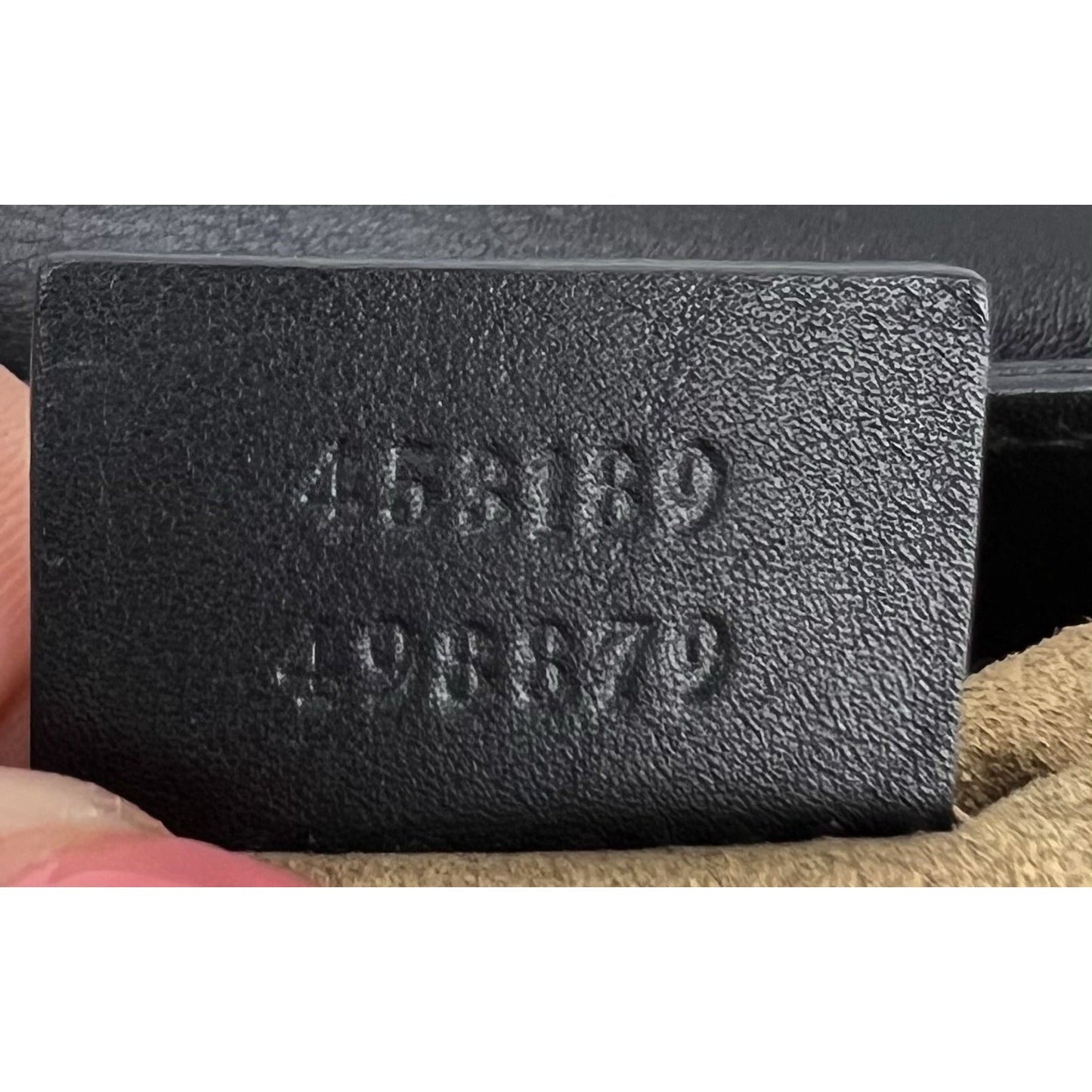 Sac bandoulière Gucci GG Supreme Web Padlock noir