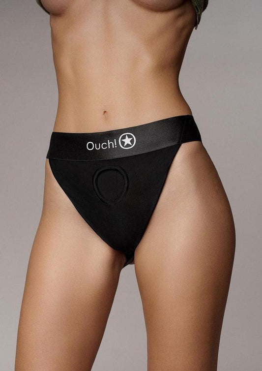 Ouch! Vibe Strap On Panty With Open Rechargeable Bullet