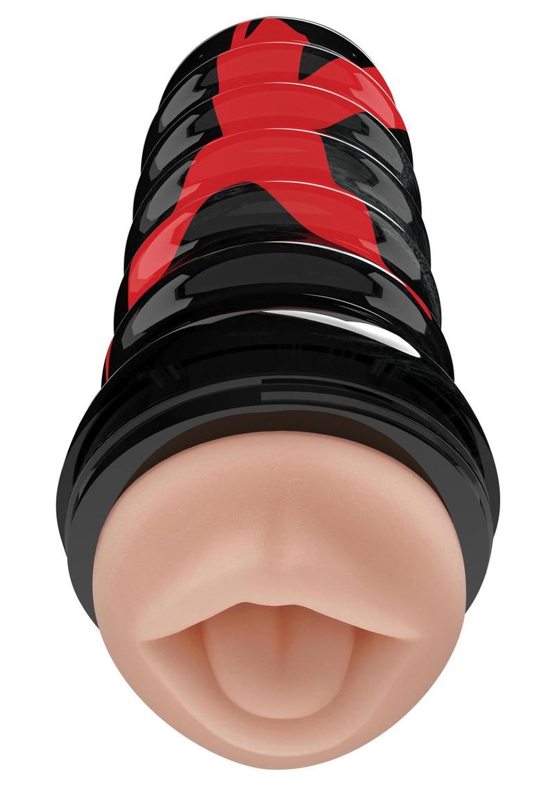 PDX Elite Air-Tight Oral Stroker With Realistic Suction And Lifelike Mouth