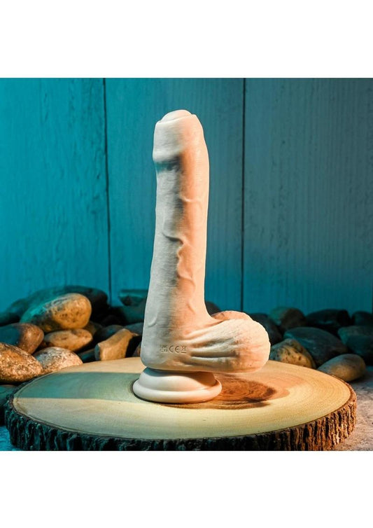 Evolved Peek A Boo Vibrating Rechargeable Silicone Dildo