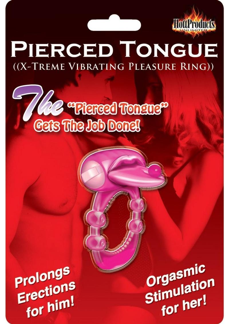 Pierced Tongue X Treme Vibrating Pleasure Ring
