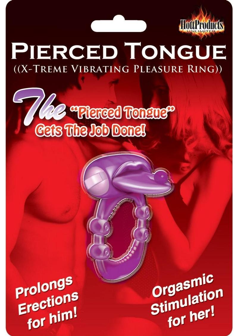 Pierced Tongue X Treme Vibrating Pleasure Ring