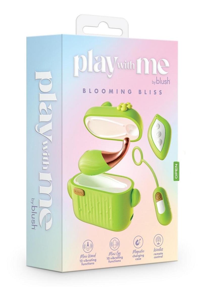Play With Me Blooming Bliss Rechargeable Silicone Mini Vibrator