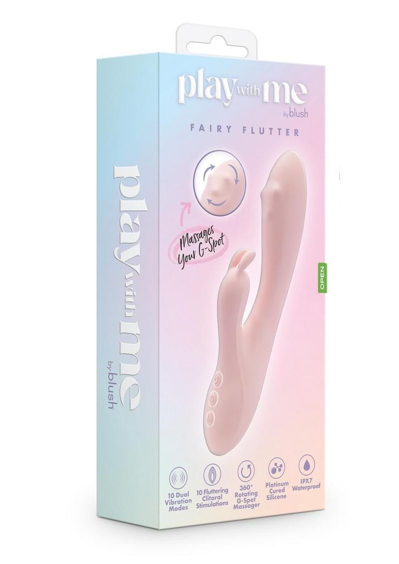 Play With Me Fairy Flutter Rechargeable Silicone Rabbit Vibrator
