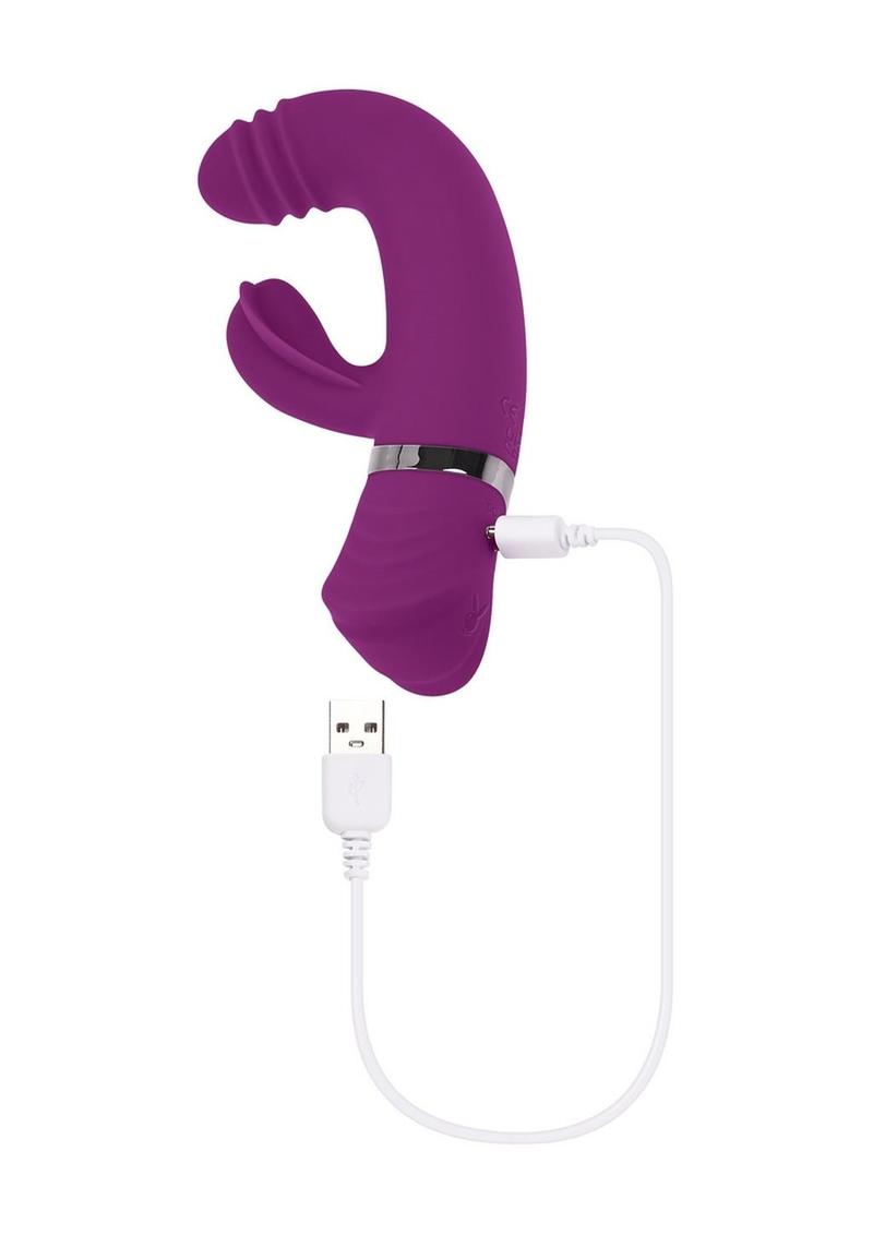 Playboy Pleasure Tap That G-Spot And Clitoral Silicone Vibrator