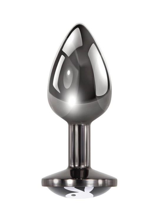 Playboy Tux Metal Butt Plug with Iconic Logo