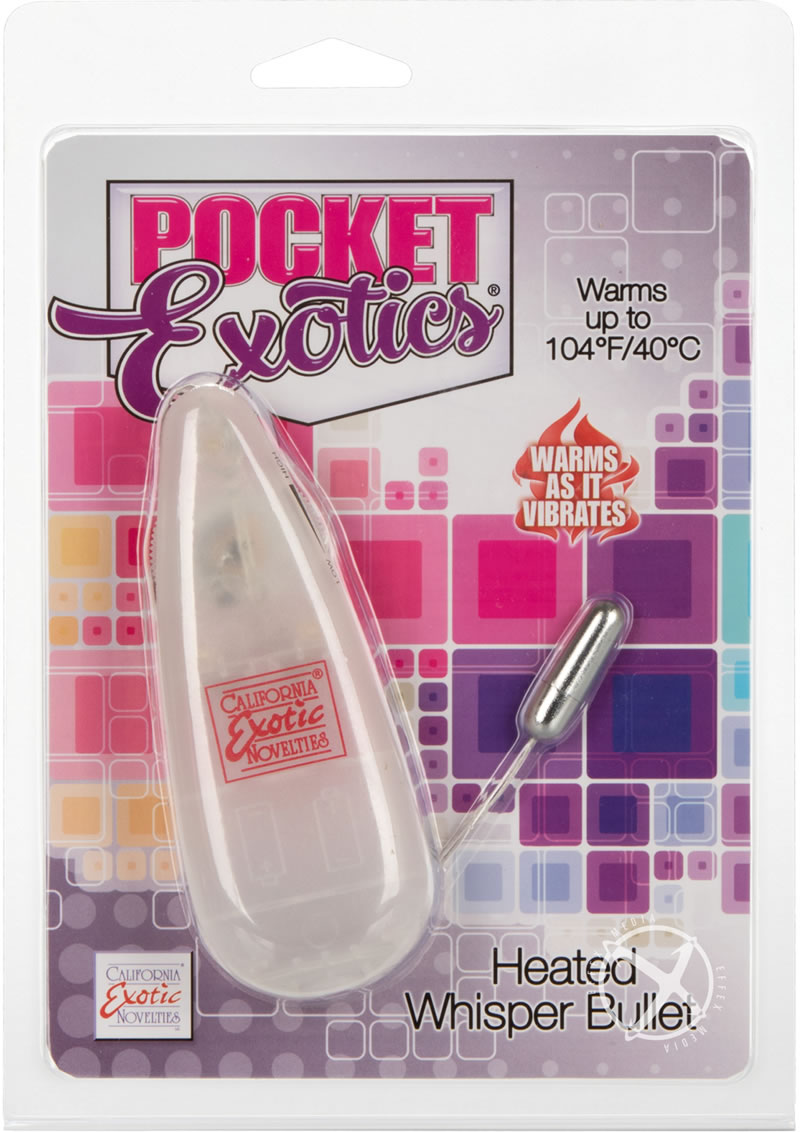 Pocket Exotics Heated  Remote Control Whisper Bullet
