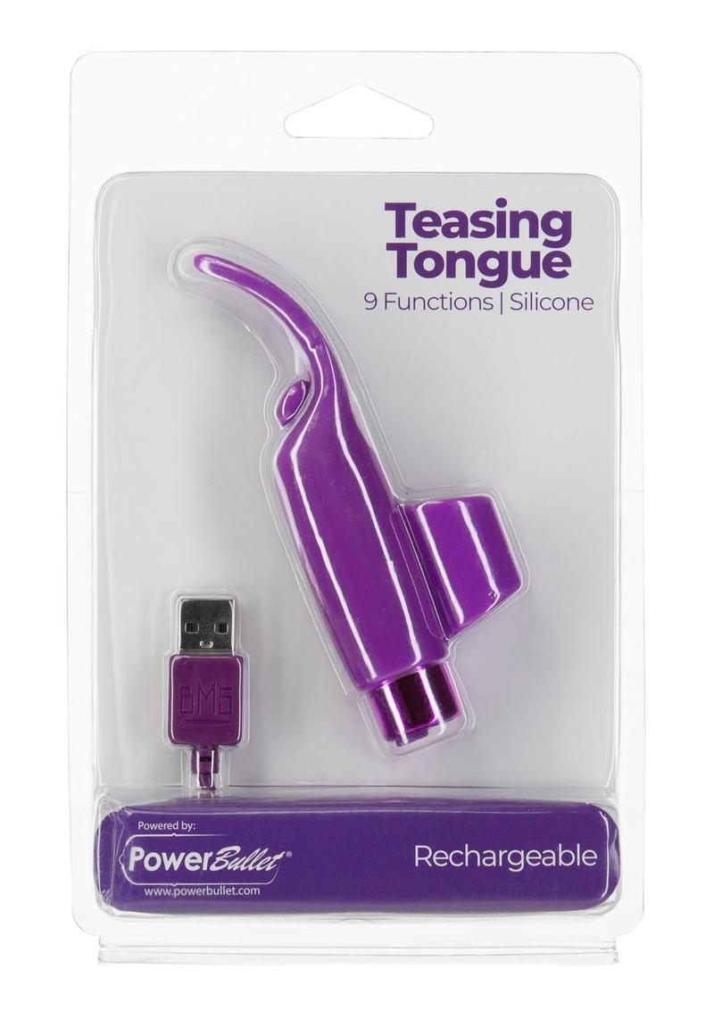 Teasing Tongue with Rechargeable Powerbullet