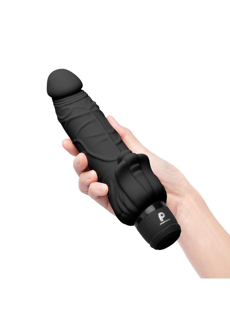Power Cock Realistic Rechargeable Silicone Clitoral Stimulator