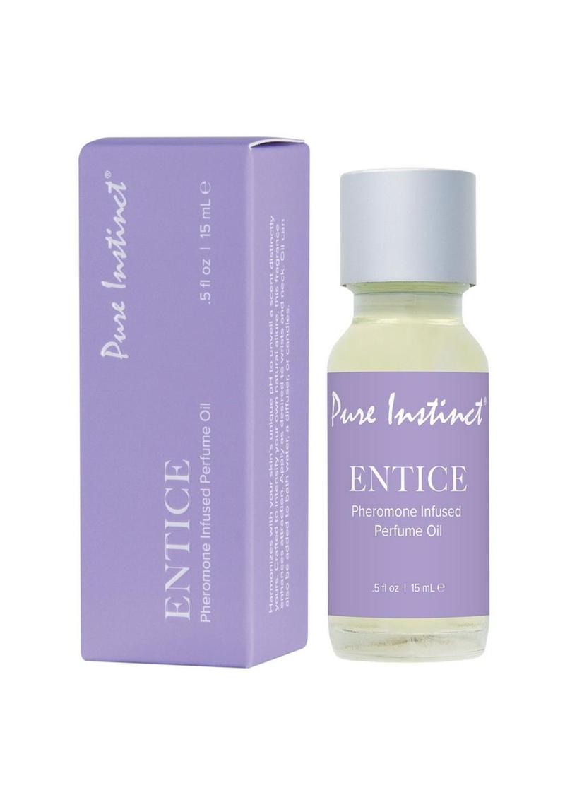 Pure Instinct Entice Pheromone-Infused Perfume Oil Dropper