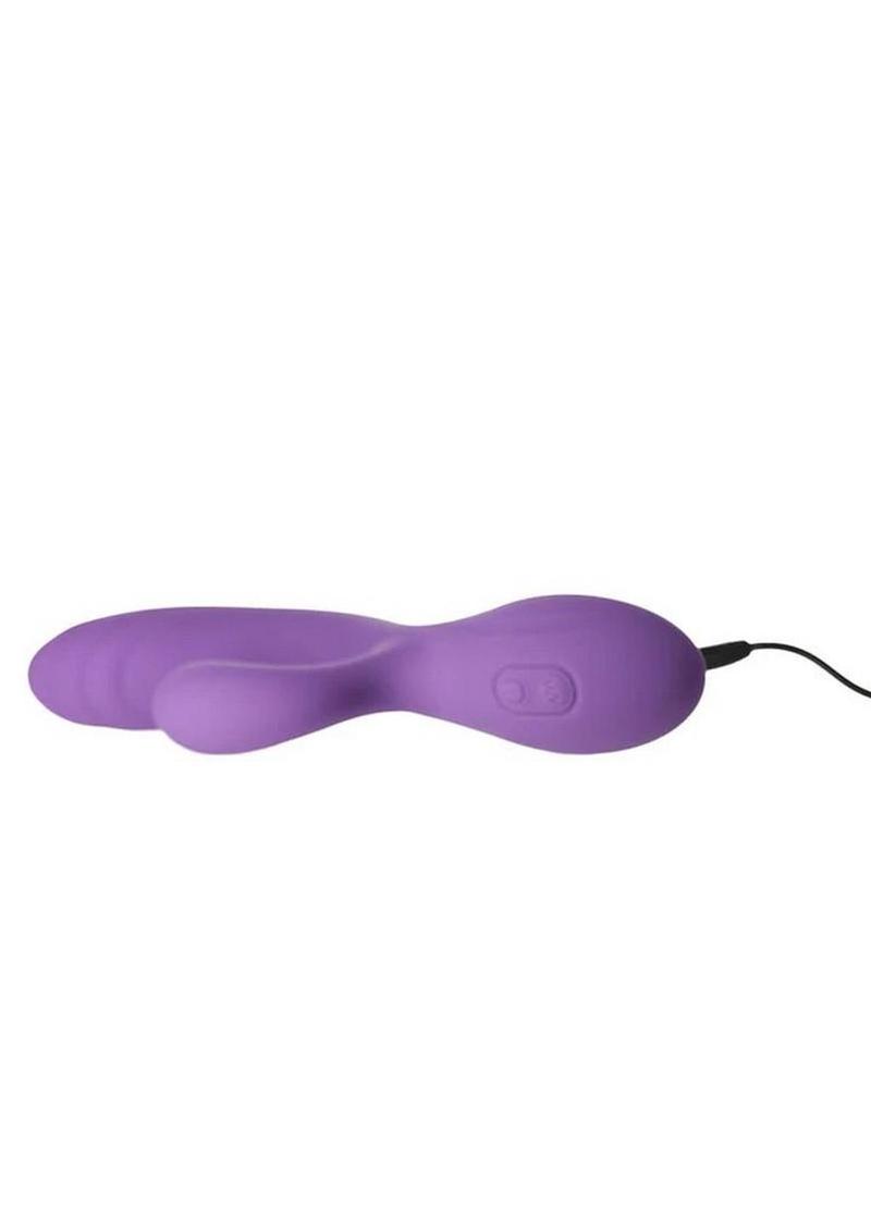 Purple Vibe Silicone Dual Vibrating Massager