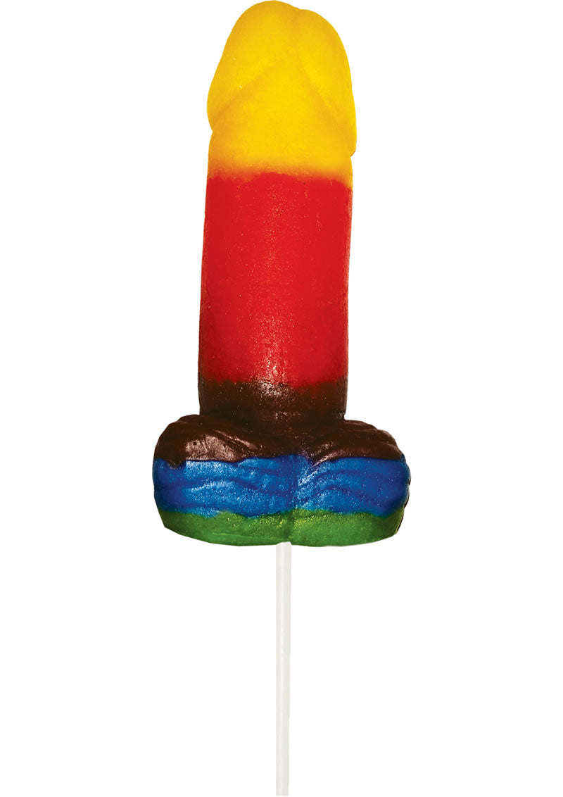 Rainbow Sweet And Sour Jumbo Gummy Pecker Fun And Flirty Party Treat
